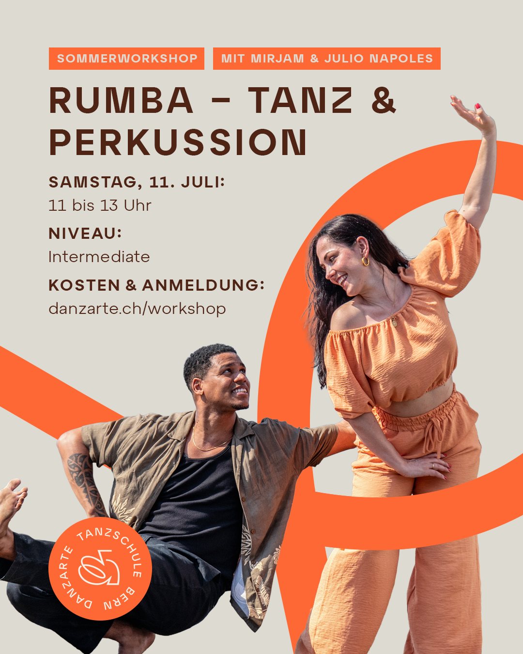Sommerworkshop-Rumba-Tanz-y-Perkussion-Danzarte-Bern-2026